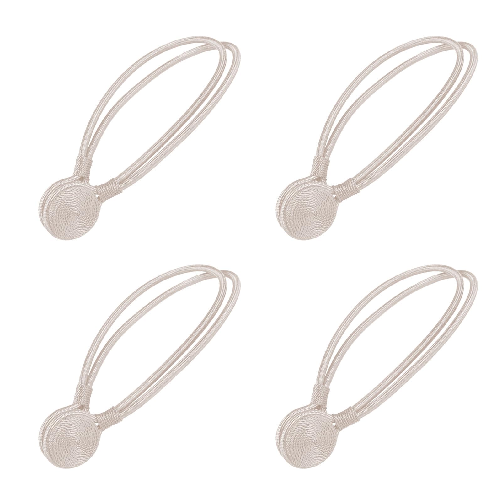 Xinsheinelry Weave Rope Curtain Tiebacks with Strong 16.5Inch Elegant Holdbacks for Window Dressing 4PCS Curtain Tiebacks
