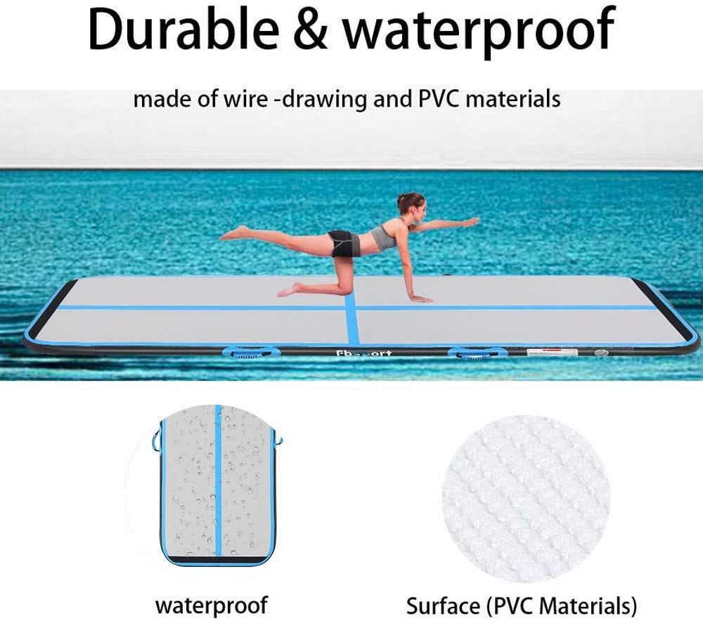 Inflatable Air Gymnastics Mat Gymnastics Track Training Mats Yoga Floor