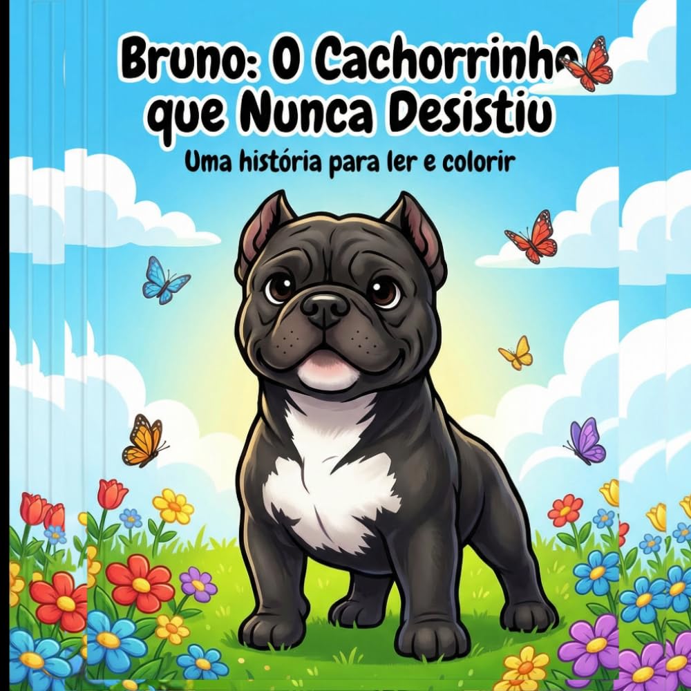Bruno o cachorrinho que nunca desistiu: “Uma história sobre coragem, superação e nunca desistir”