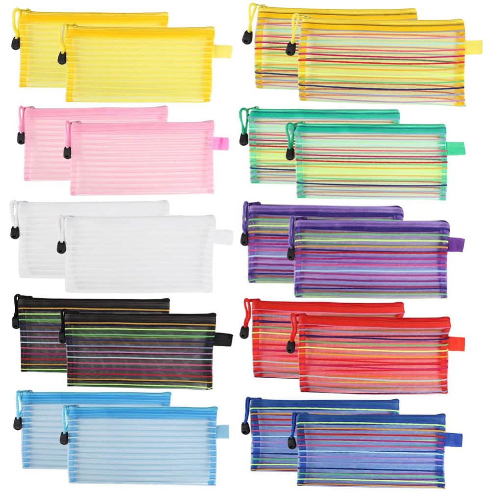 Ciieeo 20pezzi Astuccio Multi- Per e Penne Stoccaggio Per e Scuola Per Cosmetici e Accessori