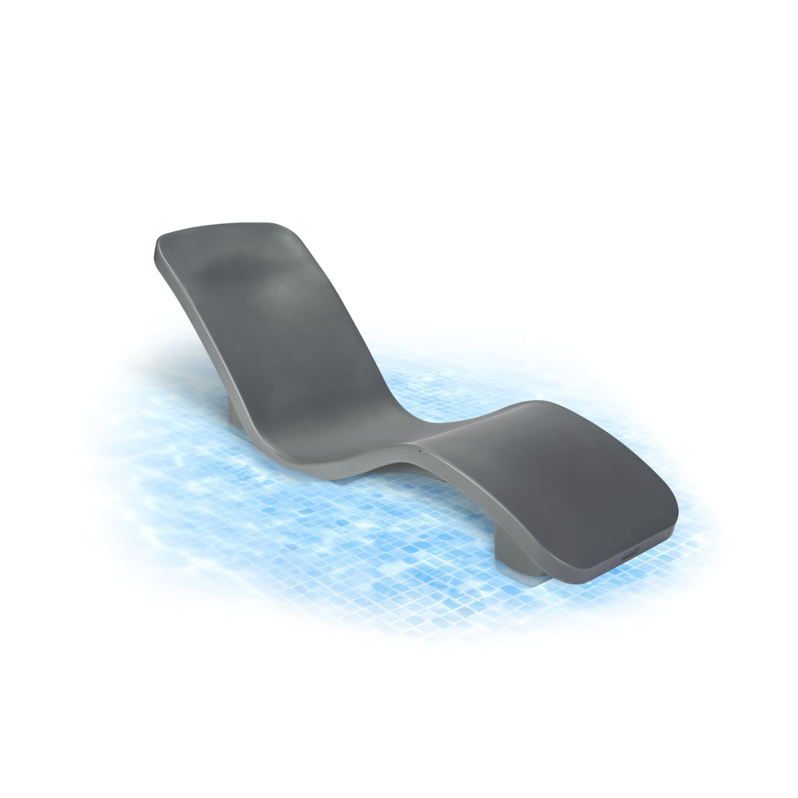 S.R.Smith RS-1-20 R-Series Pool Lounger, Individual, Gray