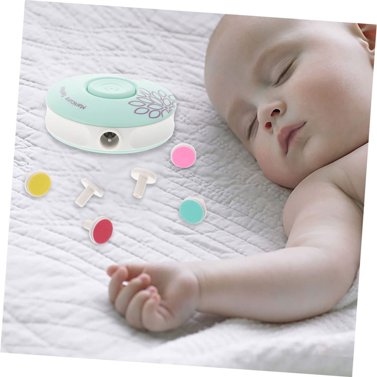 VICASKY 4juegos Uñas Eléctrica Para Bebés y Adultos Cortaúñas Silencioso y Seguro Diseño Ergonómico