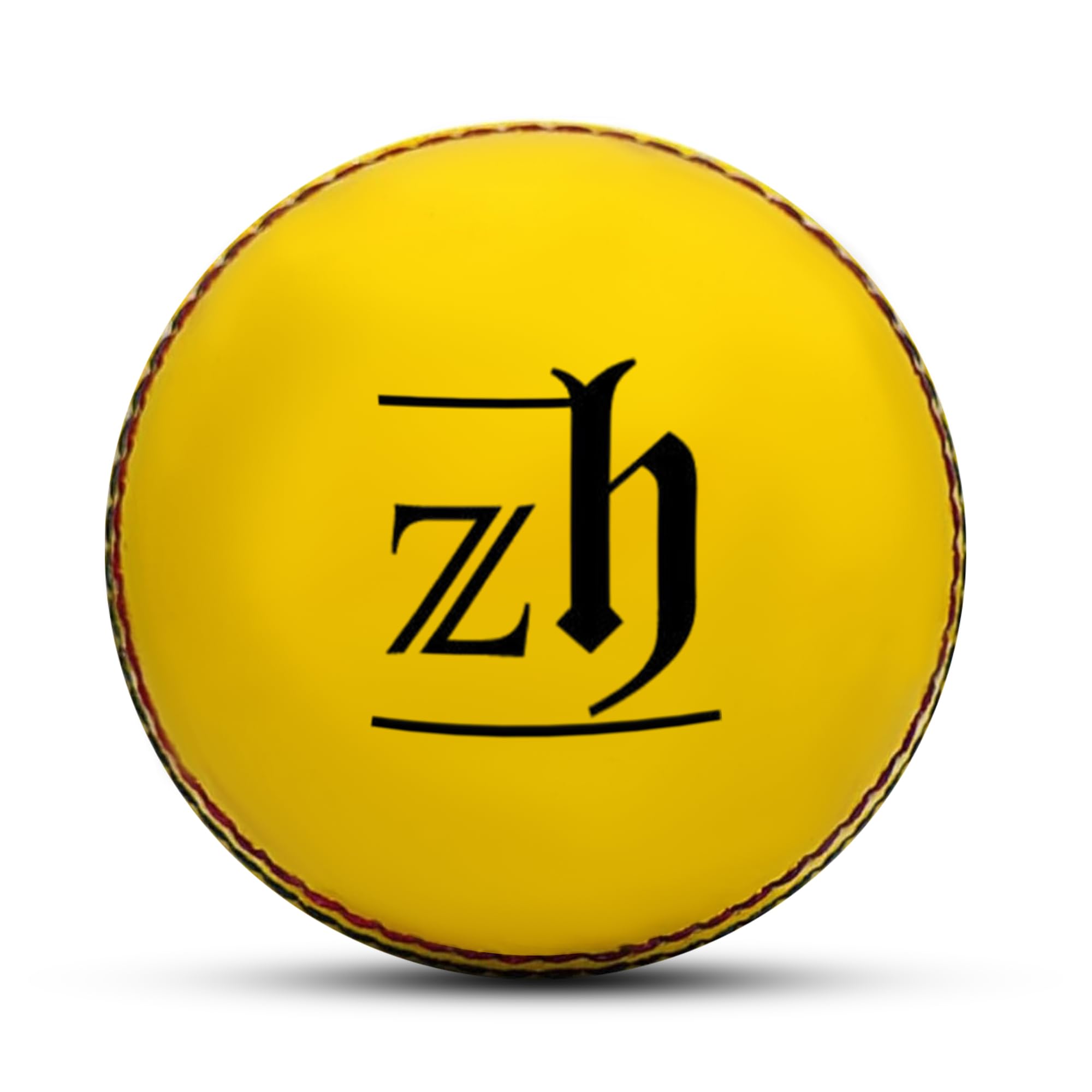 Zhoosh Indoor Cricket Leather Ball - Genuine Yellow Leather Cricket Balls (Plastic Core) for Indoor Cricket Practice (Pack of 1)-picture-21