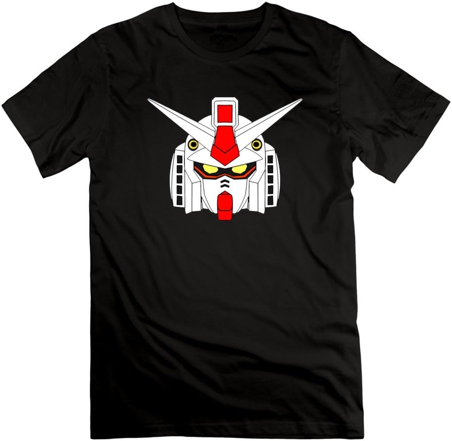Dorothy Men's Gundam RX 78-2 Amuro Ray Mask T Shirt Black