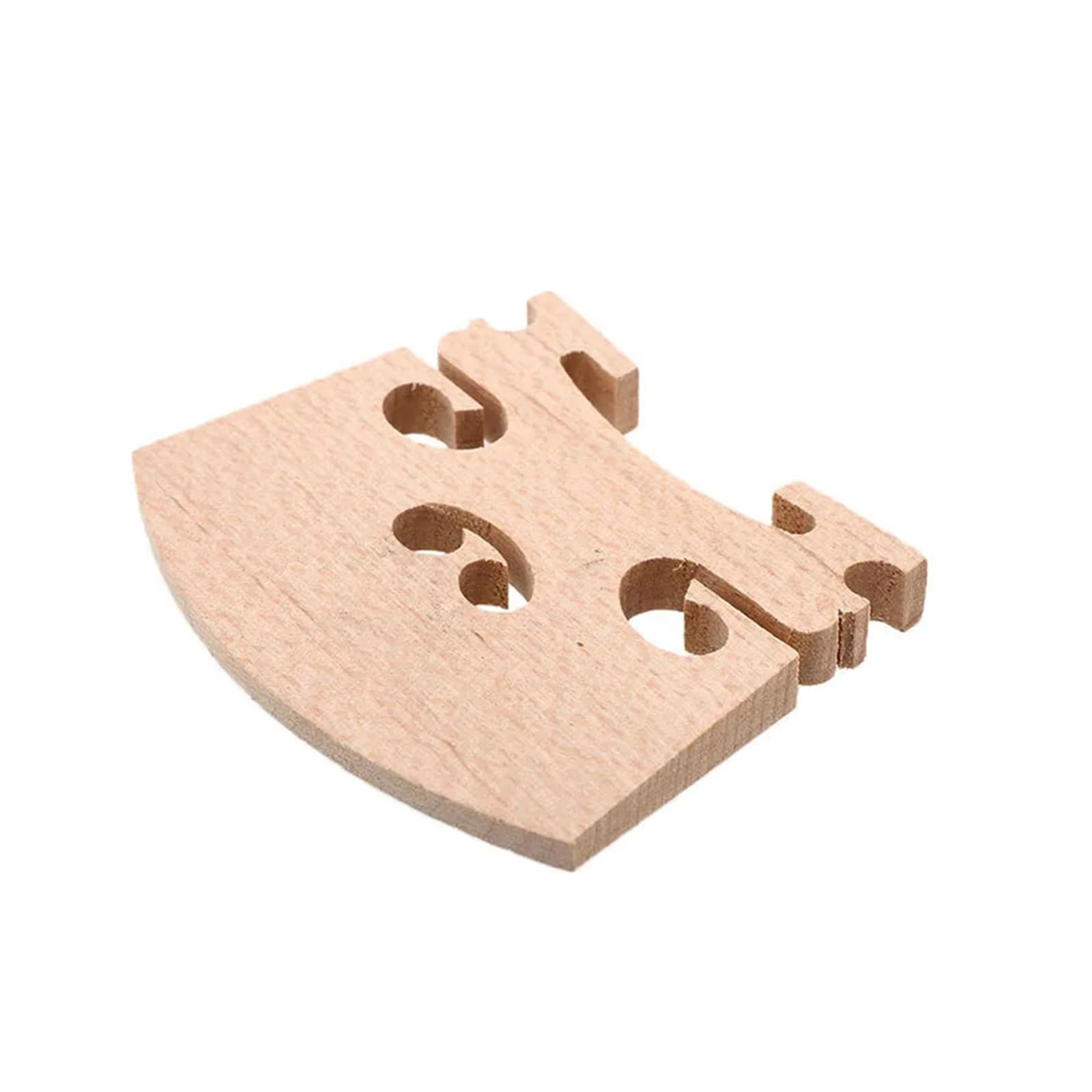 20 piezas 4/4, 3/4, 1/2, 1/4, 1/8, 1/10, 1/16, 1/32, puente de violín, instrumentos de cuerdas en forma de corazón de madera, juego de puentes de violín(20PCS 1-2 Size)