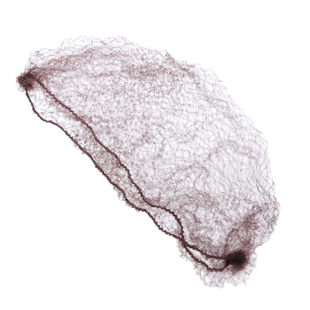 Artibetter100pcs Invisible Elastic Mesh Hair Nets for Women Girls Bun Cover Dress-up Accessories Lightweight Breathable for Use Dance Hospitality Professional Settings