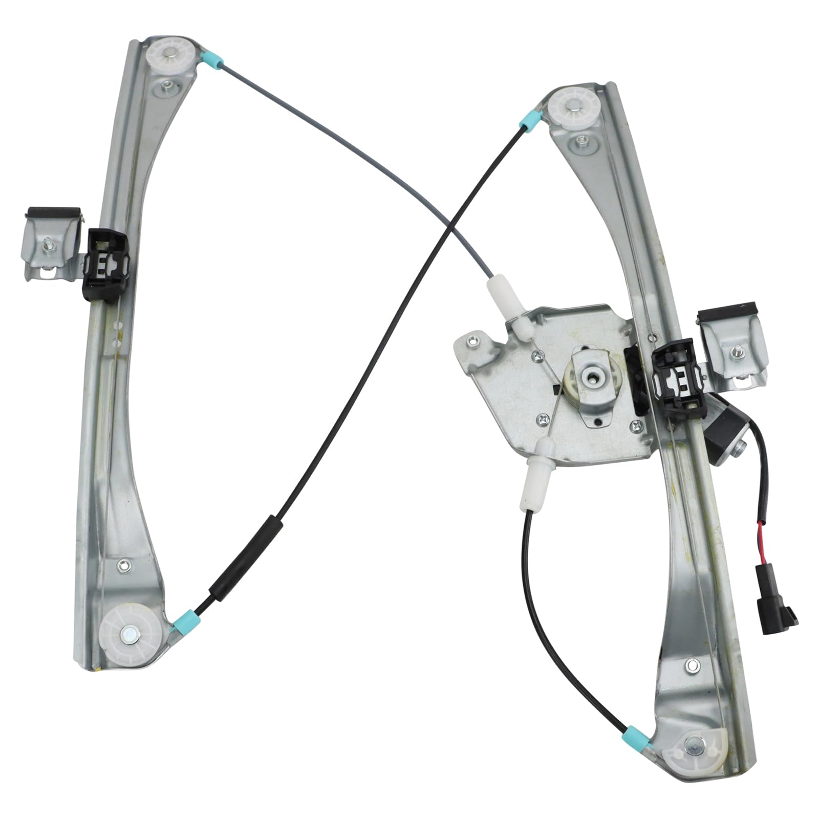 TRQ Front Right Power Window Regulator &amp; Motor Assembly Passenger Side Compatible with 2004-2008 Chevrolet Malibu