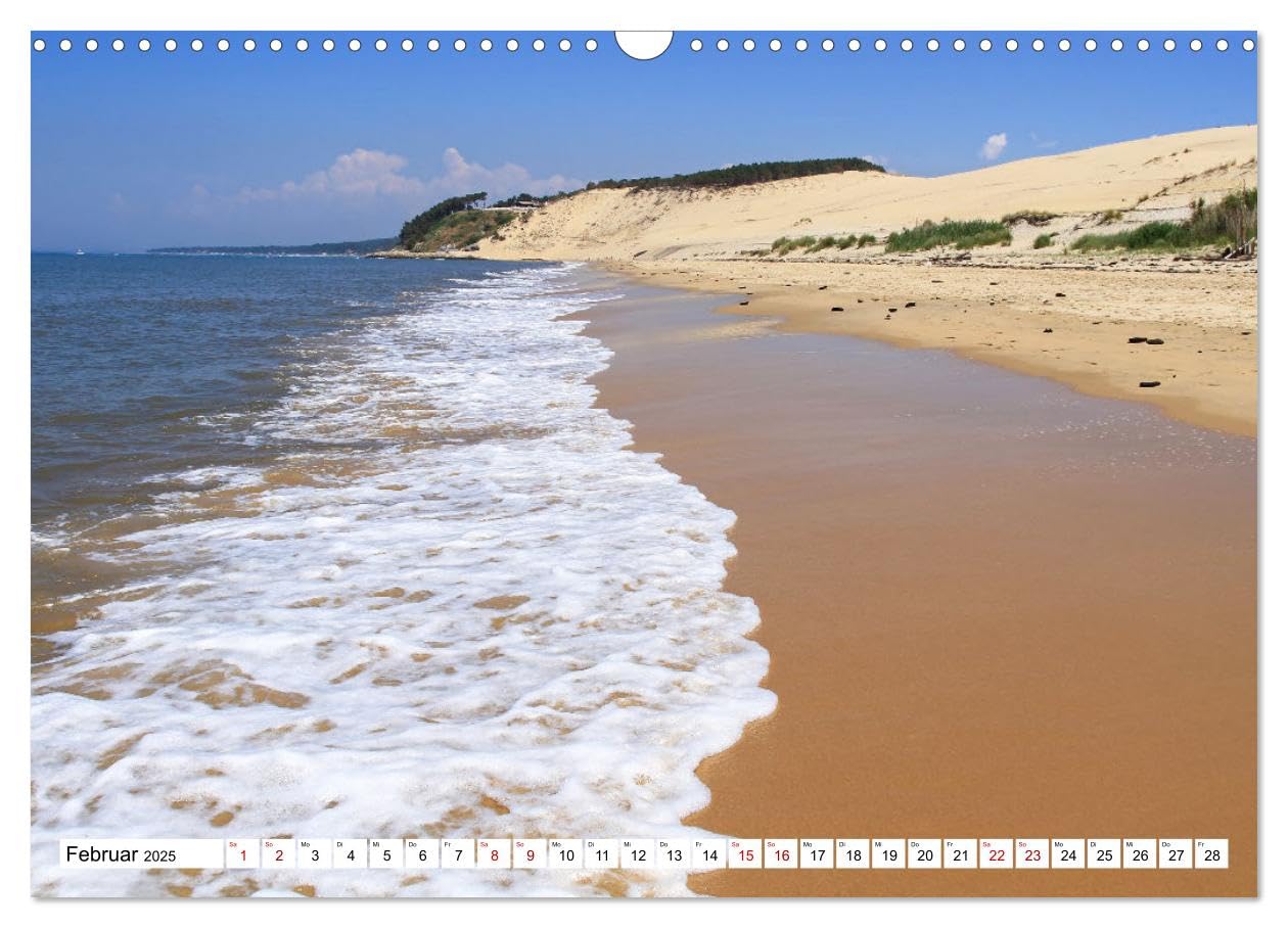 Südwestfrankreich - Städte, Landschaften und Meer (Wandkalender 2025 DIN A3 quer), CALVENDO Monatskalender: Reise-Highlights in Südwestfrankreich (CALVENDO Orte)