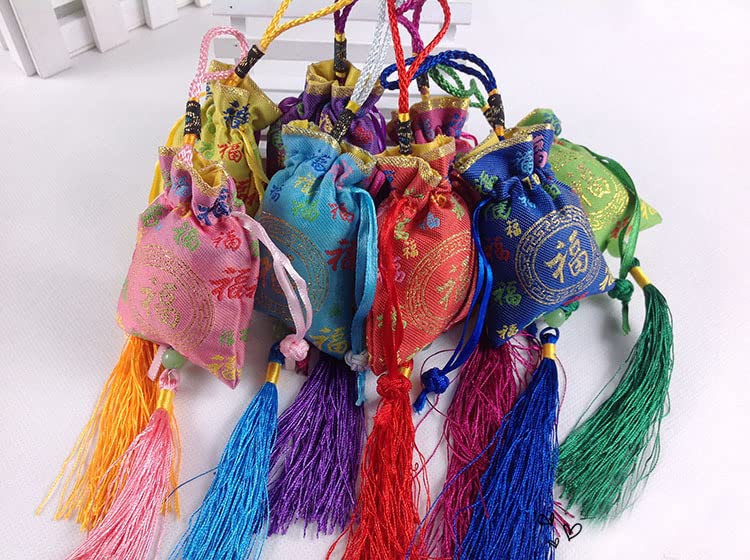 Sachet colgante tipo tirador festival barco dragón miniatura 1