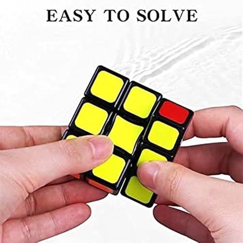 Miniatura 5 de Bokefenuo QY 1x3x3 Magic Puzzle Cube Negro Juguetes para niños Speed Cube