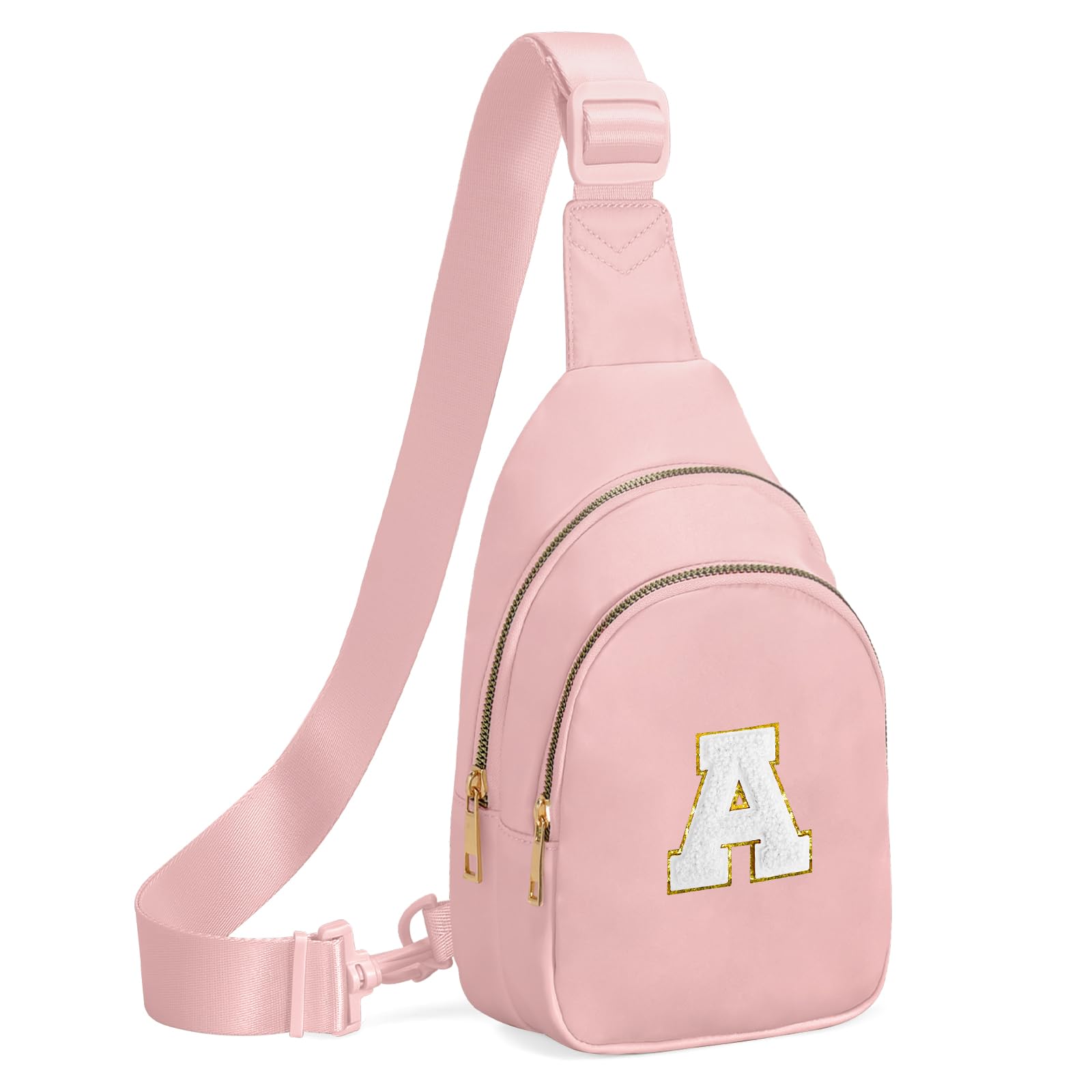 Viverte Birthday Gifts for 7 8 9 10 11 12 13 Year Old Girls Small Initial Sling Bag Cross Body Bag Fanny Pack for Girls