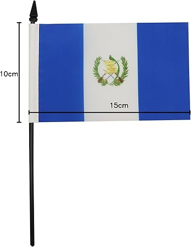 Miniatura 33 de Bandera de mesa Colombia 5'' x 8'' - Bandera de escritorio colombiana 8.3 x 5.5 in - Barra y base de plástico negro - AZ FLAG