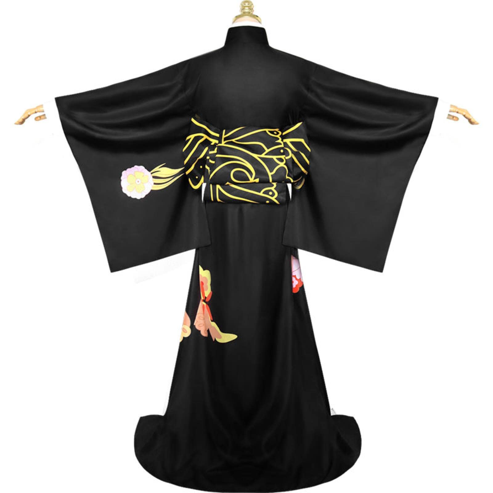 Anime Demon Slayer Kimetsu no Yaiba Kibutsuji Muzan przebranie na karnawał Kimono jednolite Halloween boże narodzenie odzież