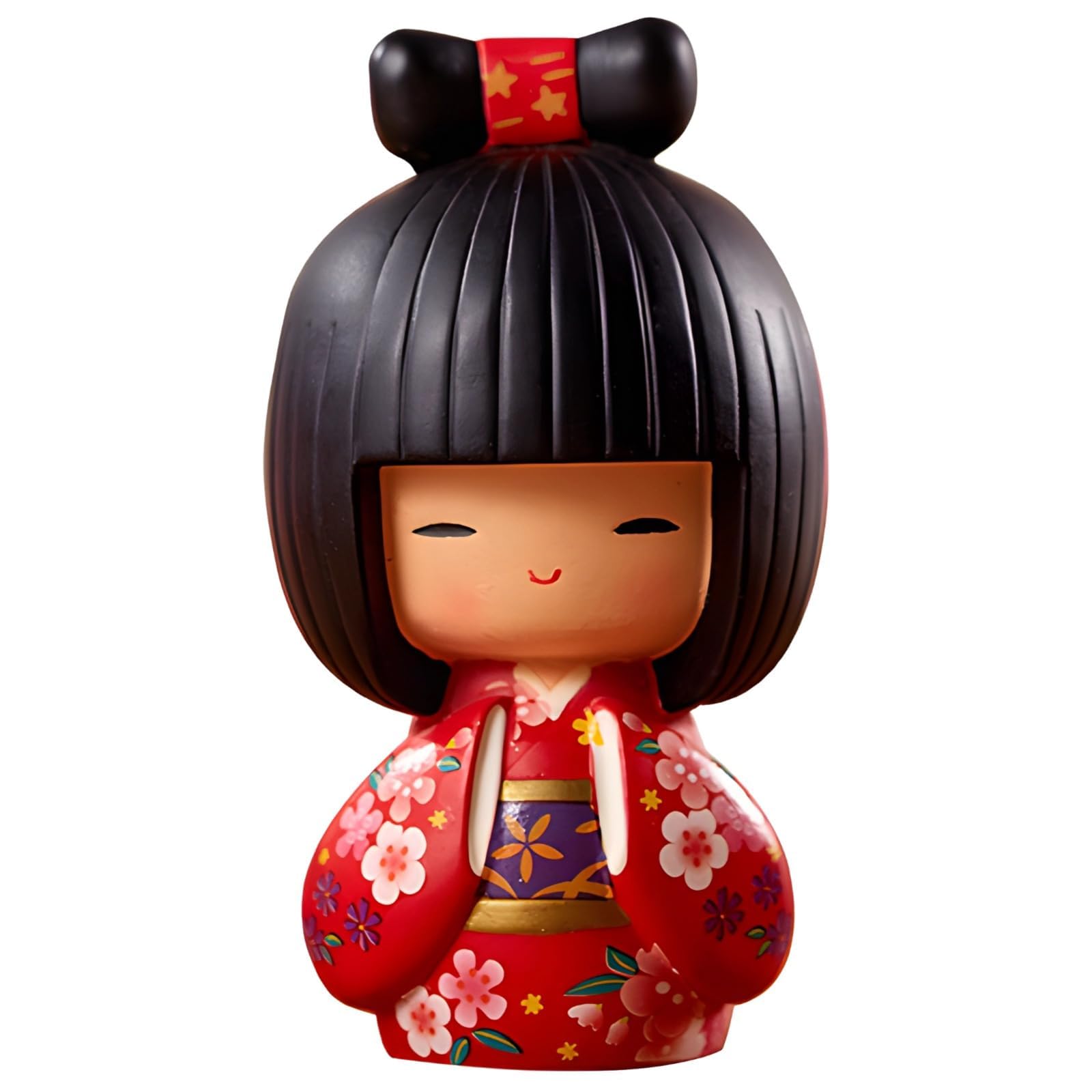 Doll, Japanese Geisha, Resin Craft, 4.3 X 2.8 X 12.2 In, Japanese Decor