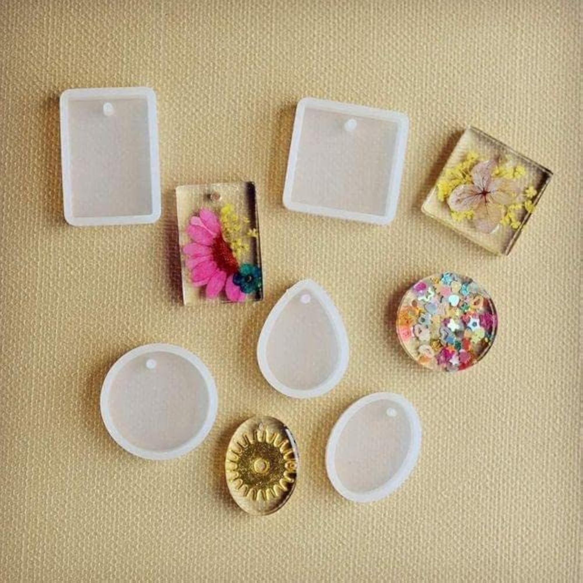 Resin Coaster Molds for DIY Craft Making