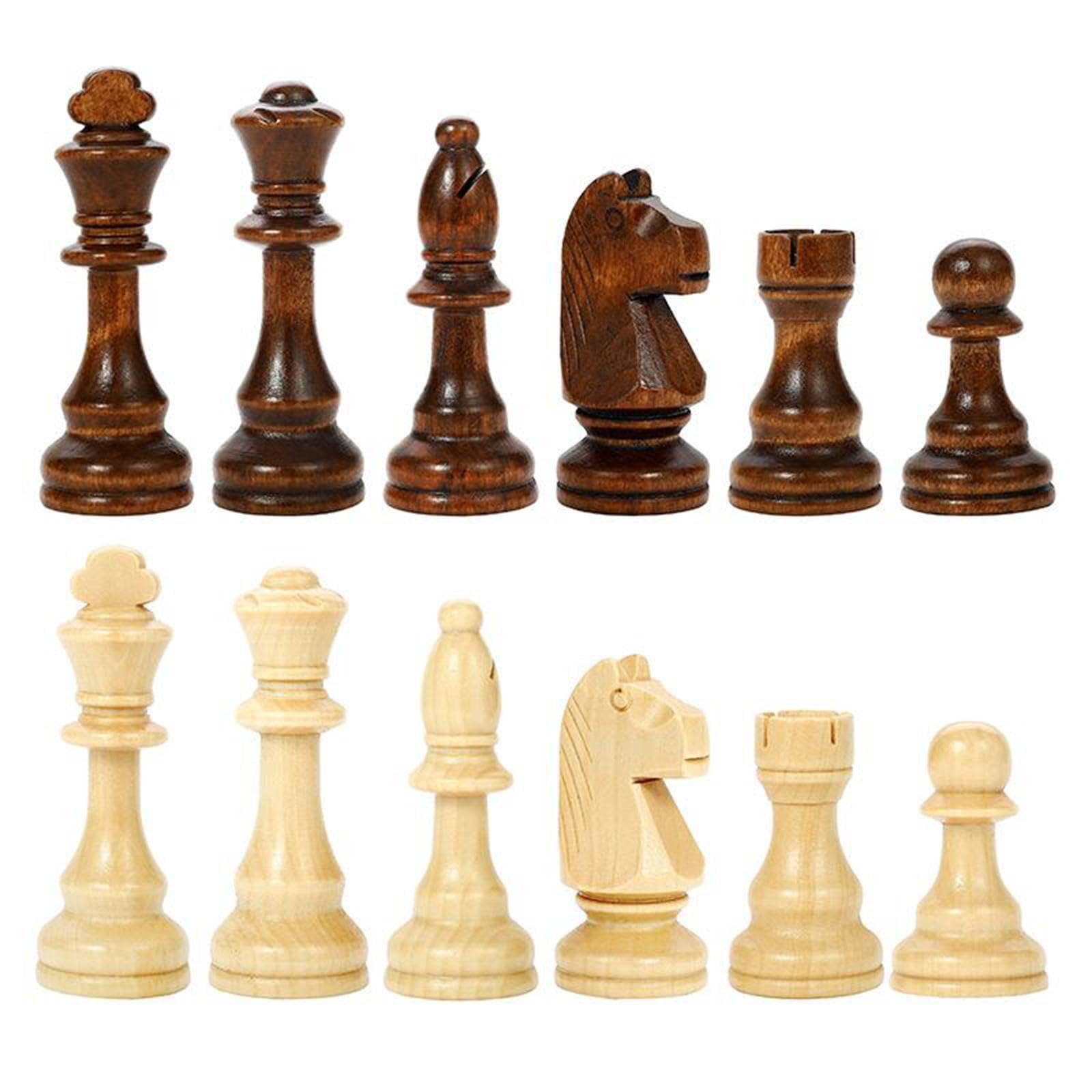 Soirée Jeux inoubliable avec Un Jeu d'échecs en Bois, Pliable et Facile à Transporter. Pièces en Palissandre fabriquées à la Main incluses. Jeu