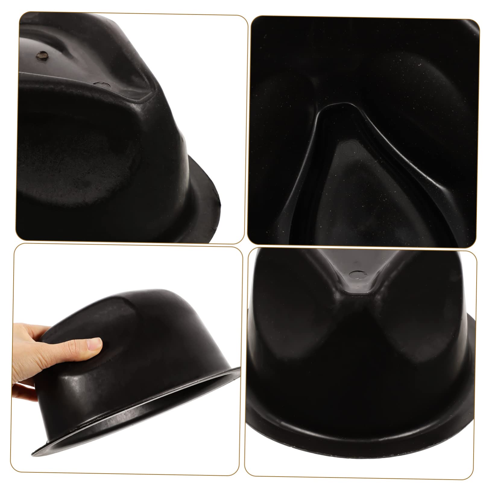 OUNONA 10 Piezas Sostenedor Del Sombrero Estante De Almacenamiento De Sombreros De Tienda Organizador De Sombreros De Vaquero De Polivinilo Escritorio Perchero 57c