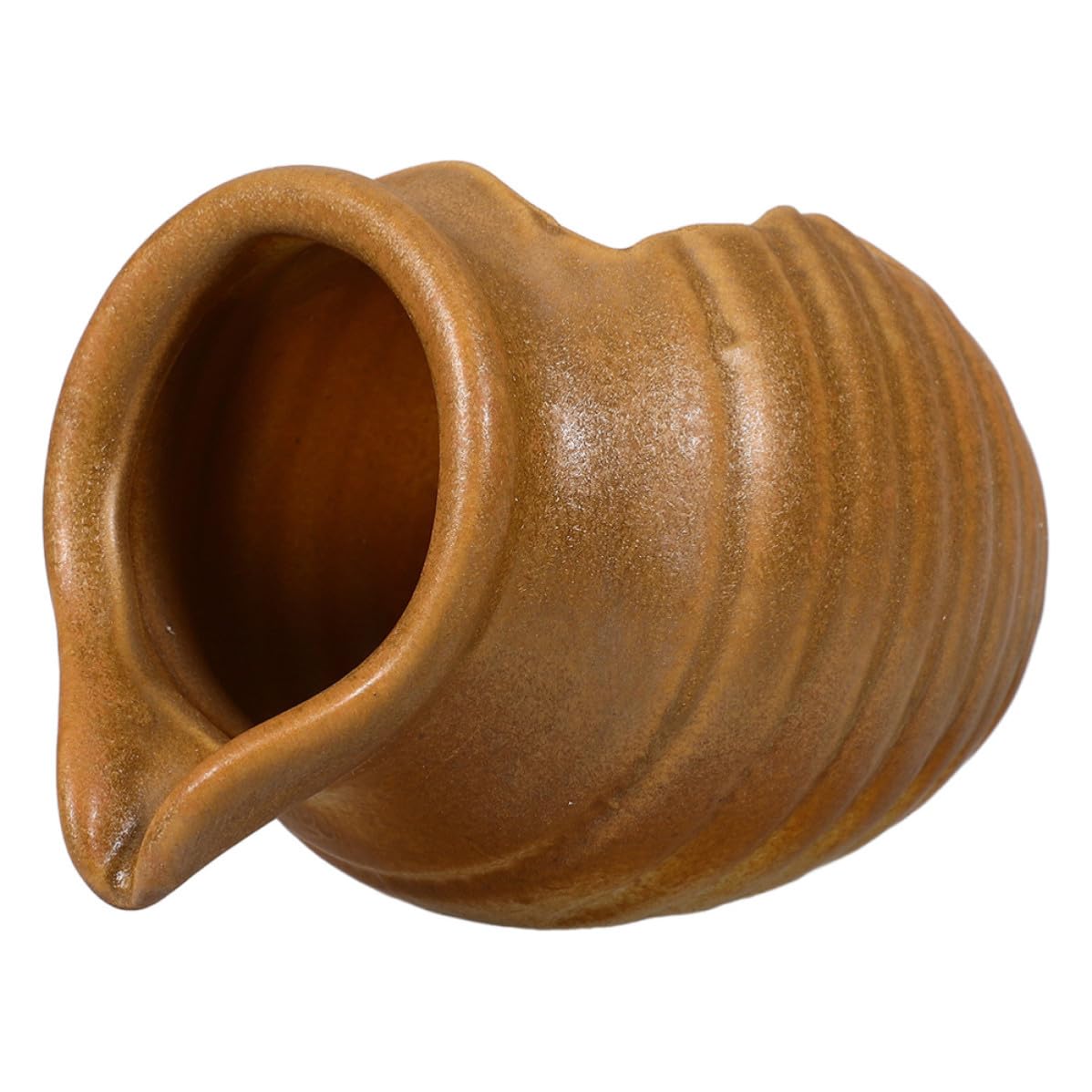 VANZACK Fontana D'acqua in Ceramica Circolazione per Acquario e Stagno, Vaso Decorativo Stile Antica Tecnica per Cortile e Decorazioni Fai da Te