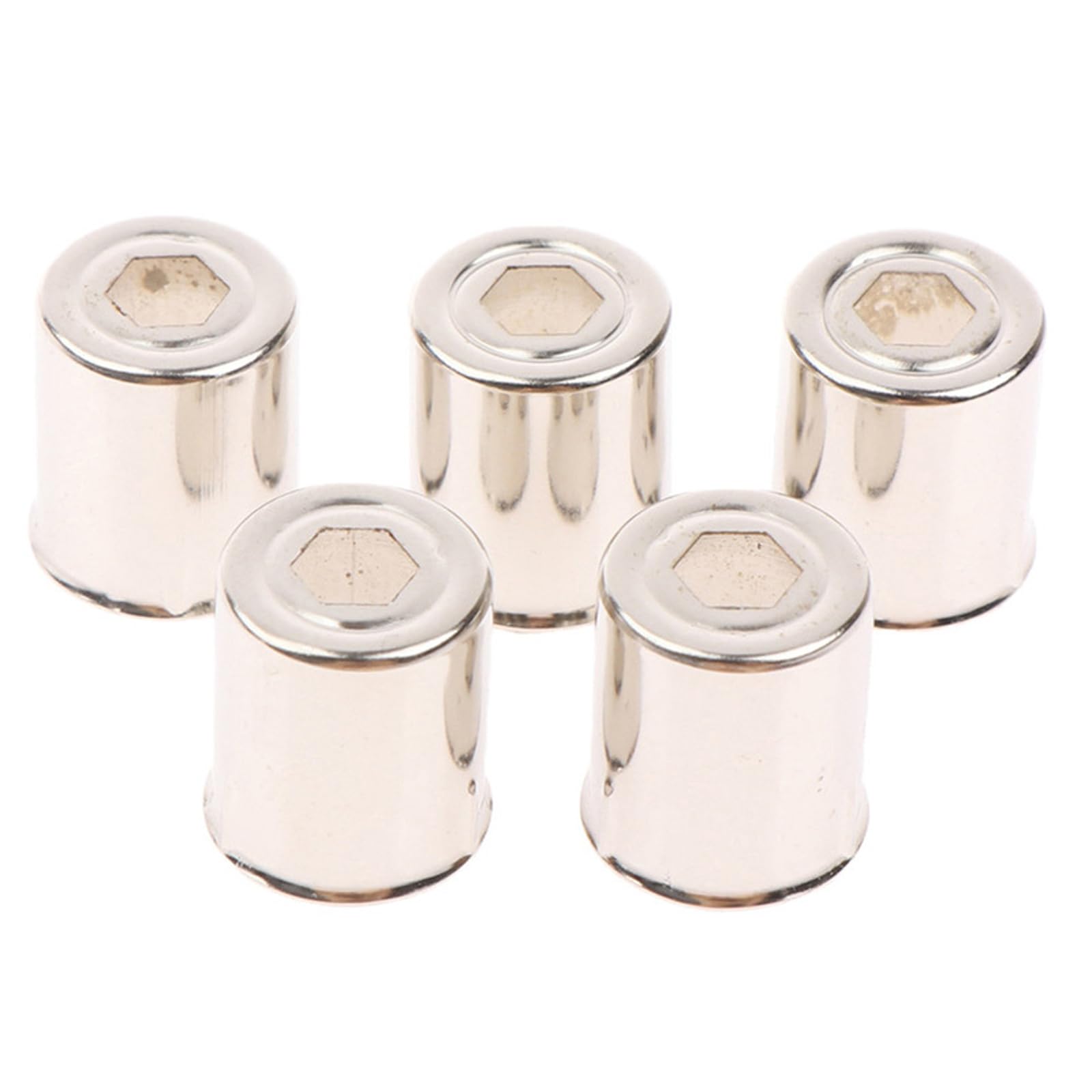 Limtula Microwave Magnetron Caps Stainless Steel 5 Pack, Metal Waveguide Covers for Repair Parts and Kitchen Appliances Magnetron Cover Waveguide Cap Microwave Repair Component Oven Metal Part