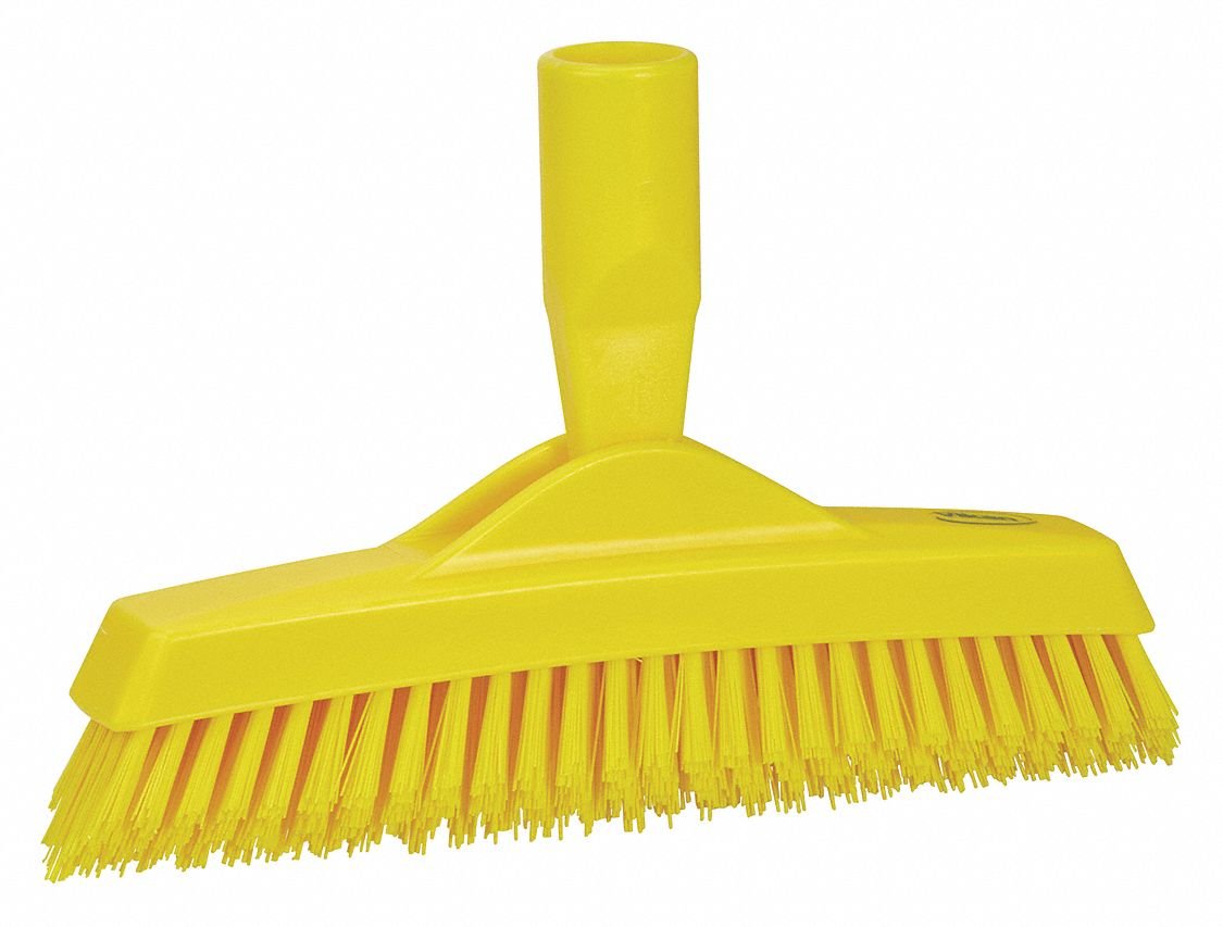Vikan Grout Brush, 225 mm, Very hard, Yellow