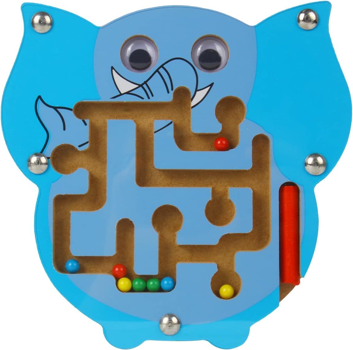 Chiransi Maze Puzzle Board Game for Kids,Beads Style Puzzle Game for Kids,Magnetic Pen Driving Bead Maze Wooden Jigsaws Puzzle Board Game (Pack of 1) (Elephant) (B0CWGM3D92) Amazon Price History, Amazon Price Tracker