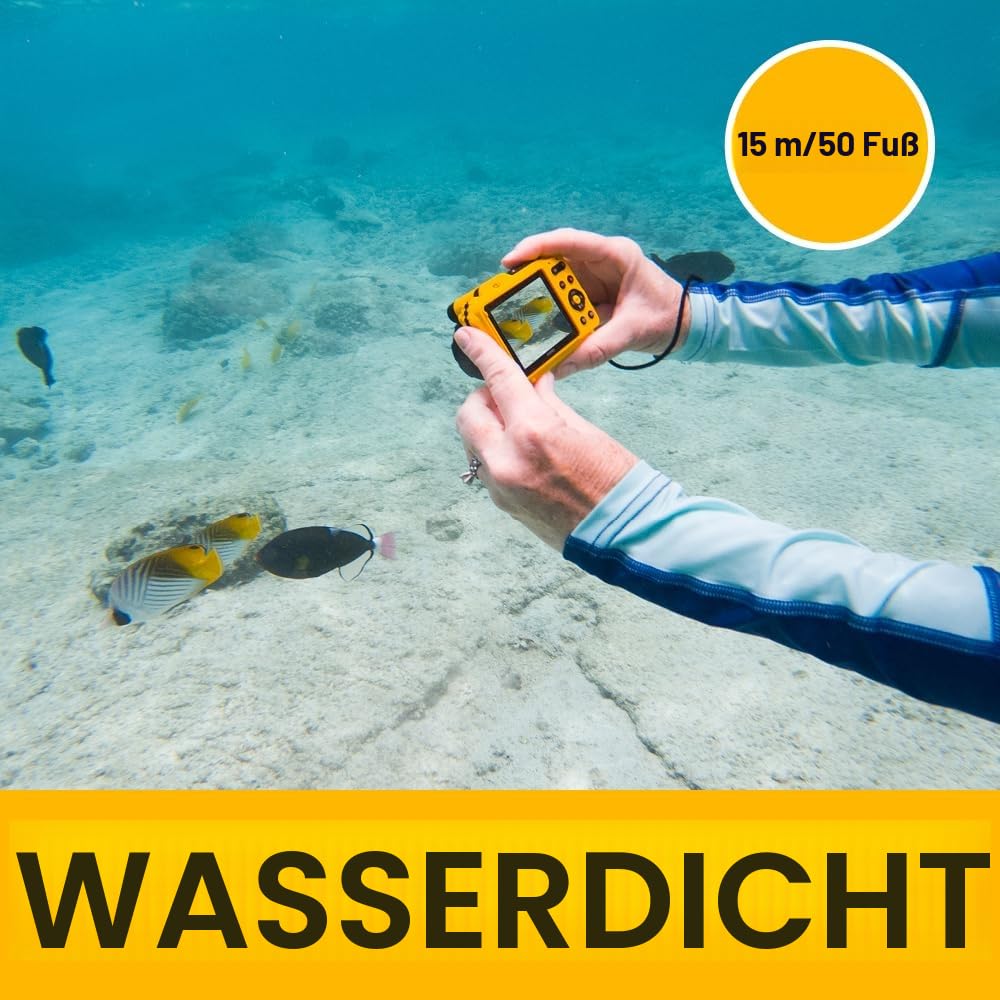 KODAK Pixpro Pack WPZ2 Aquatische Kamera mit 2 Akkus + 1 MicroSD-Karte