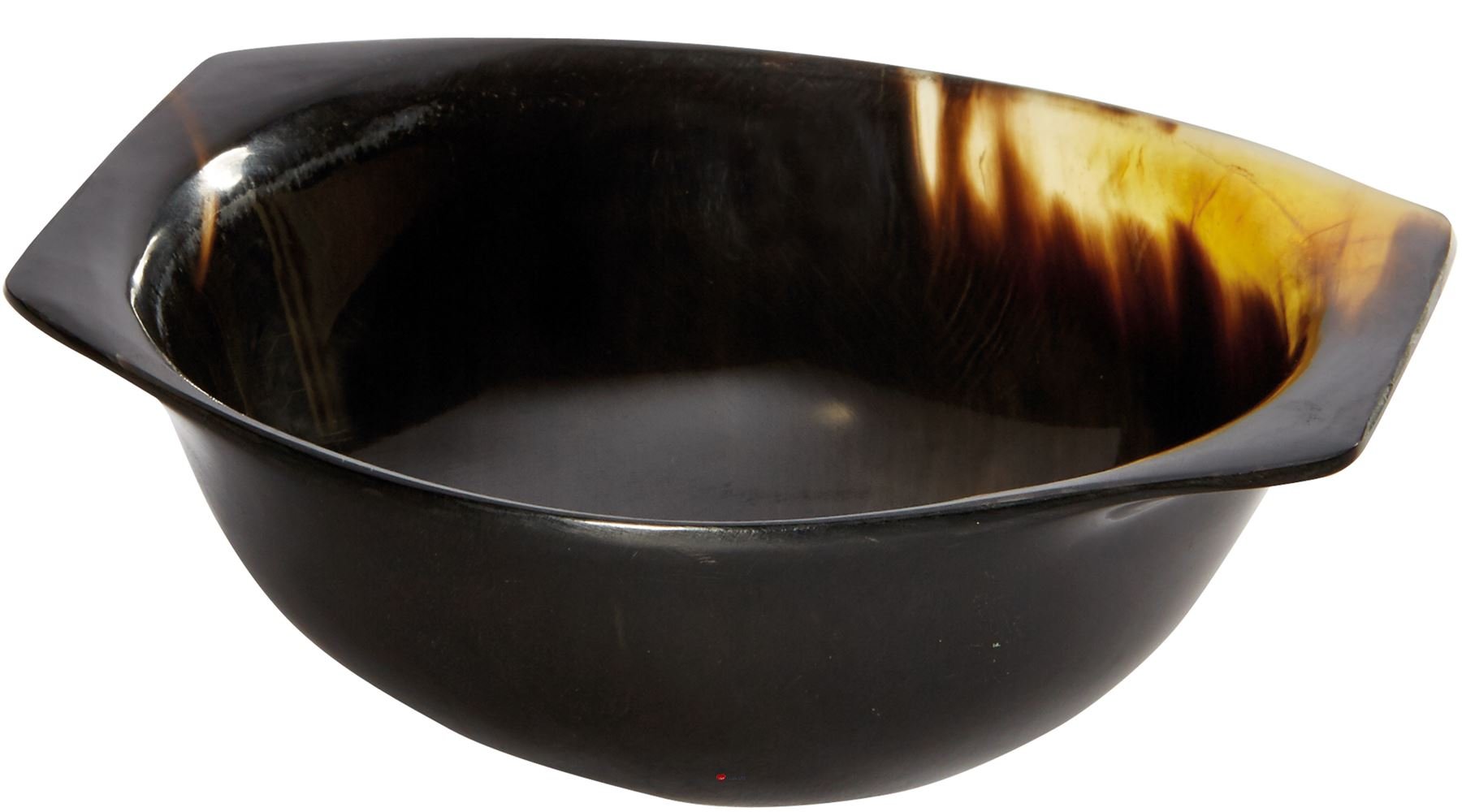 Quaich de cuerno natural Scottish tasting bowl cuenco escocés 95mm para regalo