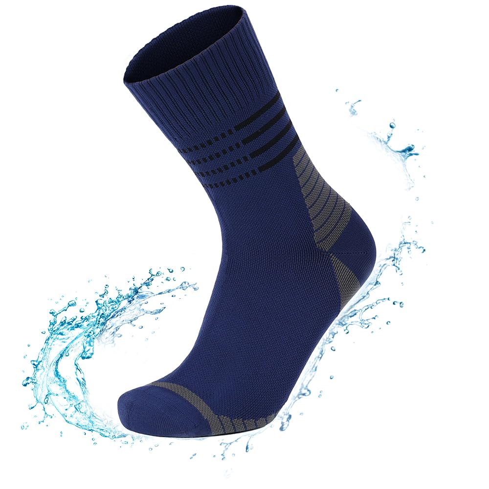 RANDY SUN CoolMax Wasserdichte Socken Herren Damen, Atmungsaktiv & Kältebeständig für Outdoor, Wassersport, Wandern, Radfahren, Skifahren - Allwetter-Funktionssocken