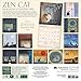Zen Cat 2023 Wall Calendar | Meditational Art by Nicholas Kirsten-Honshin | 12