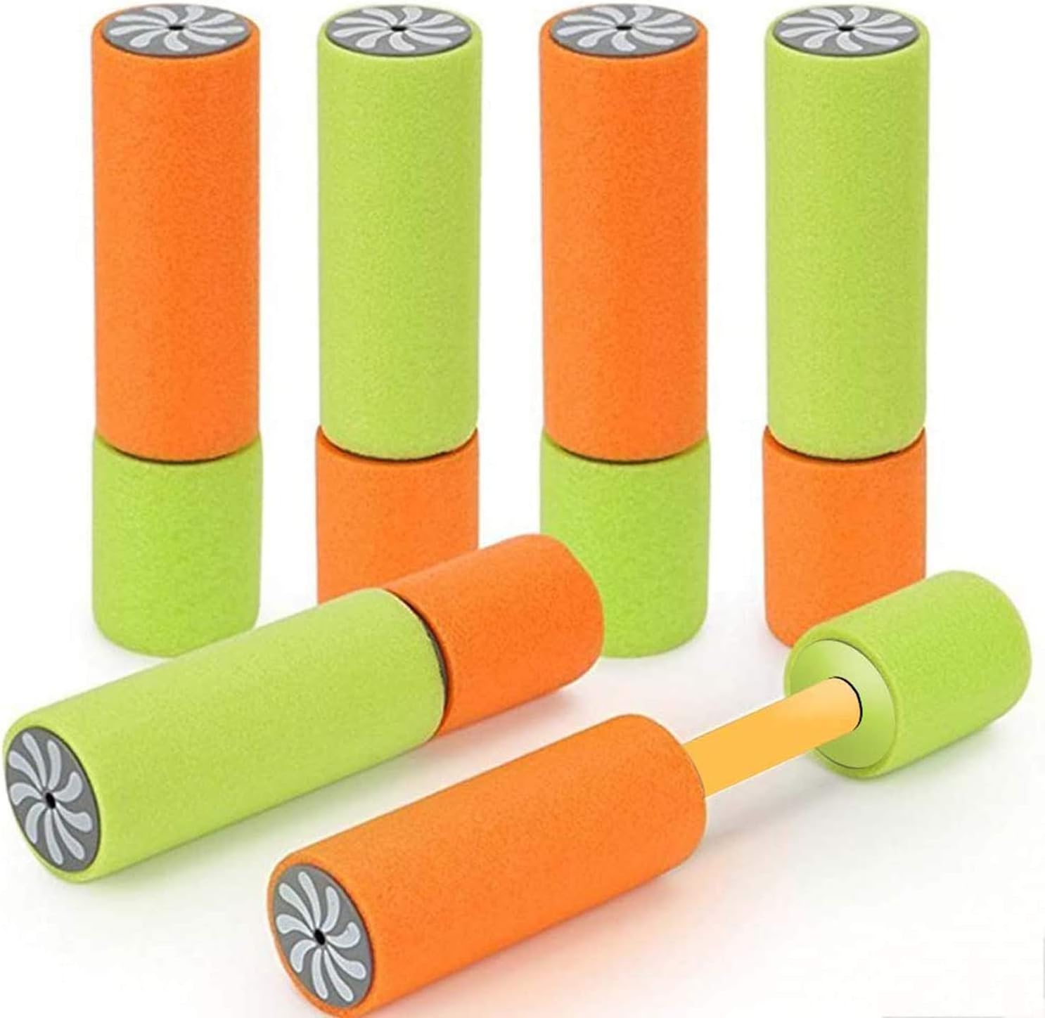 – Water Blaster Soaker Gun for Kids, 6 Pack Foam Water Squirt Guns Shooter Noodles Pump, Summer Pool Toys for Boys, Girls & Adults Swimming Party Games Outdoor Beach Yard Play Game Toy