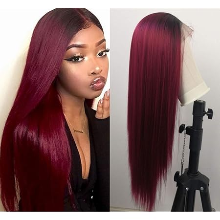 Burgundy red wig Clearance