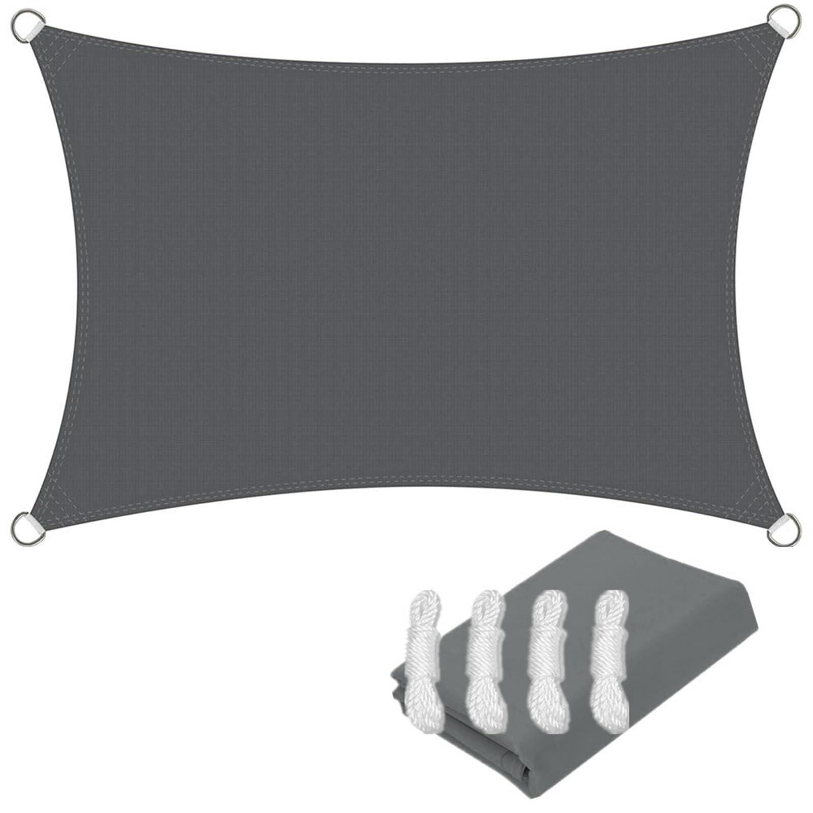 Auvent pare-soleil 3x5m voile ombrage extérieur pour terrasse et patio