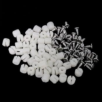 Amazon.co.jp: JianLing 50セット プラスチック蝶番ダボ