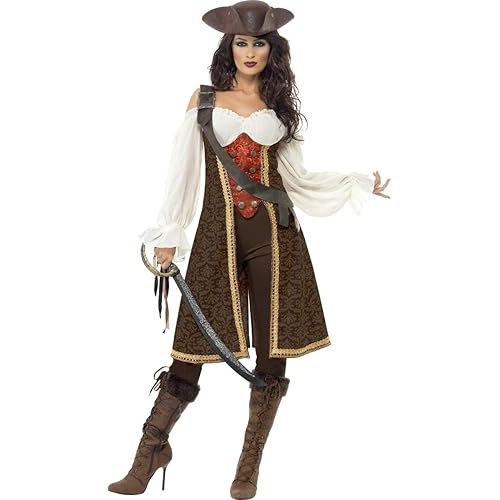Smiffy's Women's High Seas Pirate Wench Costume