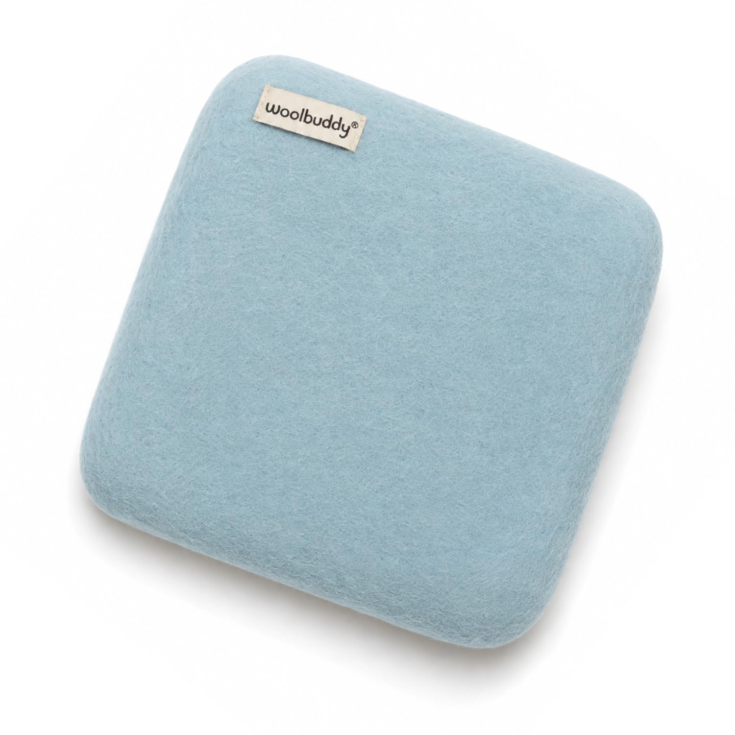 Woolbuddy Needle Felting Mat 10 x 10 x 1.5 Inch (Blue), Pure Wool Felt Pad