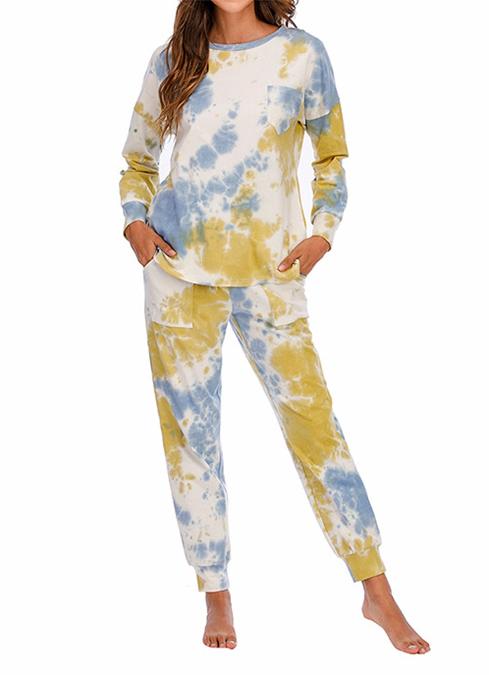 Pyjama tie dye femme confortable pour des soirées cocooning et des nuits douces