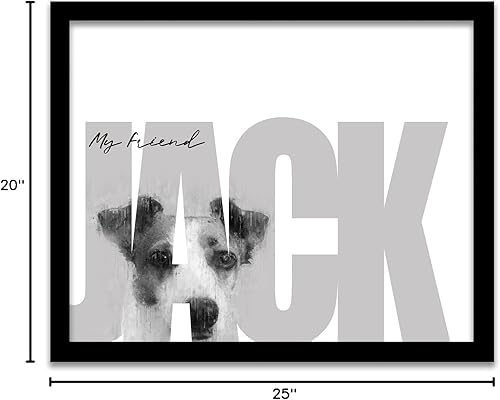 Miniatura 8 de Personal-Prints My Best Friend - Regalo personalizado para dueño de perros (montaje en bloque de 11 x 14 pulgadas, Labrador Retriever - Chocolate)