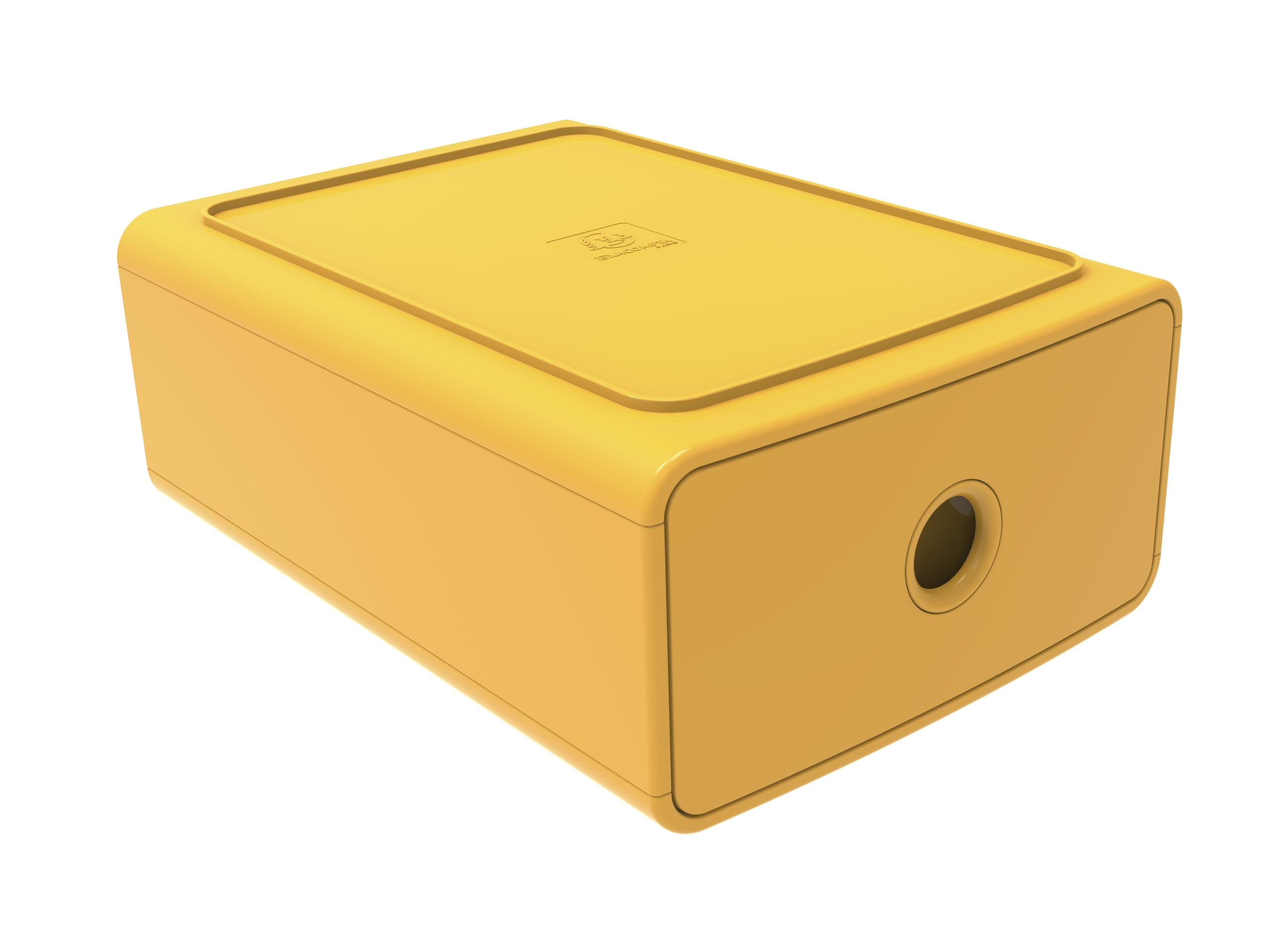 Exacompta - Réf. 315909D - Carton de 3 modules de classement Tiny Box 1 tiroir Pop N'Co superposable - Dimensions extérieures : Profondeur 19 x largeur 26,5 x Hauteur 10 cm - Assortis