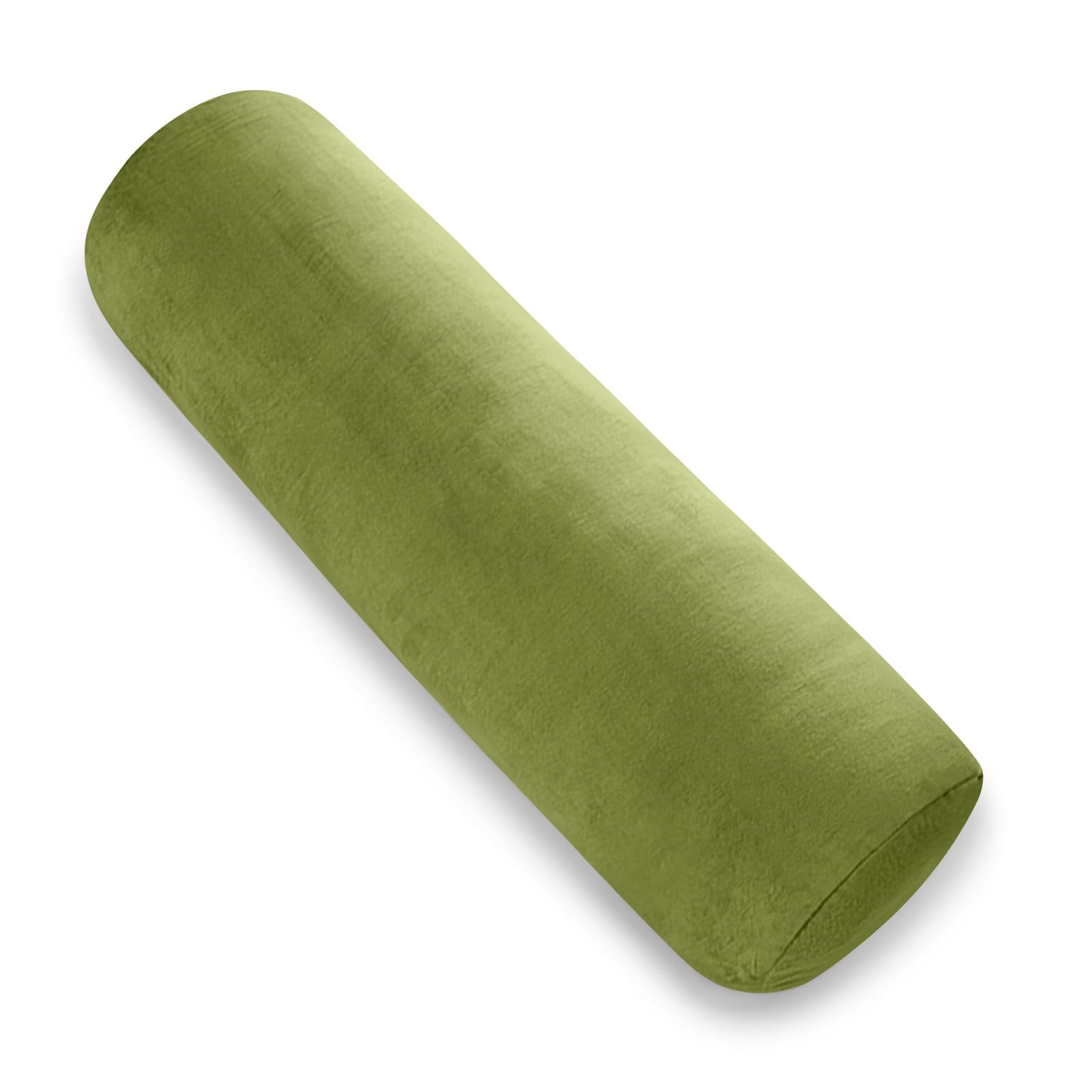AS AWESLING Body Pillow for Adults, Full Body Pilllow for Sleeping, Long Round Cervical Pillow, Bolster Side Sleeper Pillow with Cover (Grasgrün, 60 x 20 cm)