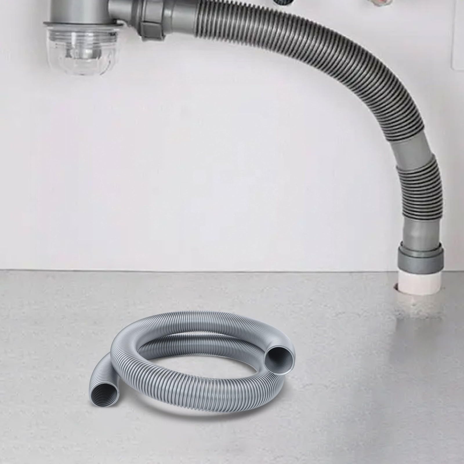 Manguera roscada limpiadora de 50 mm de diámetro interior, 3/4 metros, tubo flexible de vacío, aspiradoras resistentes, tubos roscados para máquina de absorción de agua, tubos para zonas de