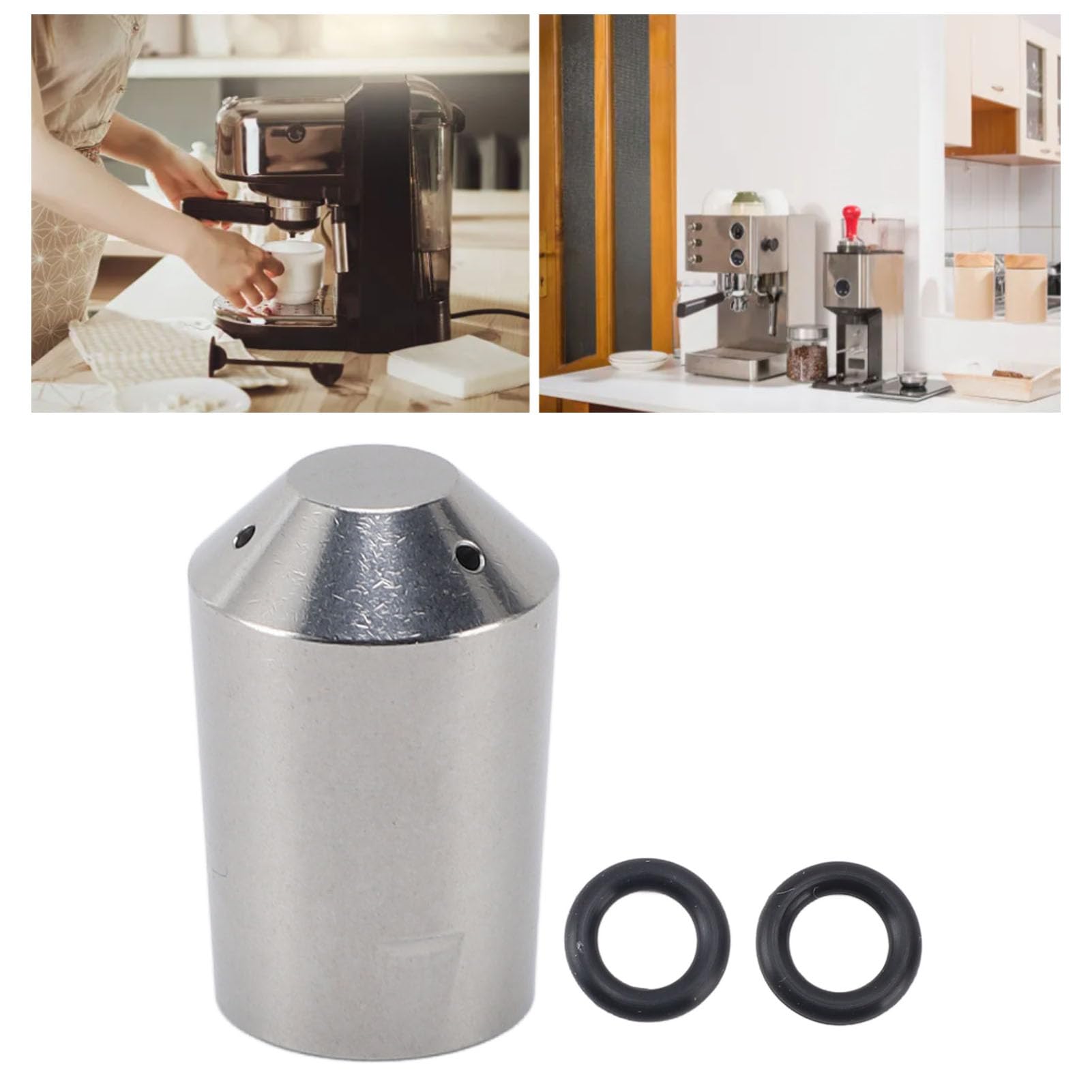 Ugello per Macchina da caffè, Beccuccio per Schiuma di Latte in Acciaio Inossidabile Sostitutivo per Macchina da caffè Rancilio, Facile da Installare, Perfetto per l'uso Domestico o Al