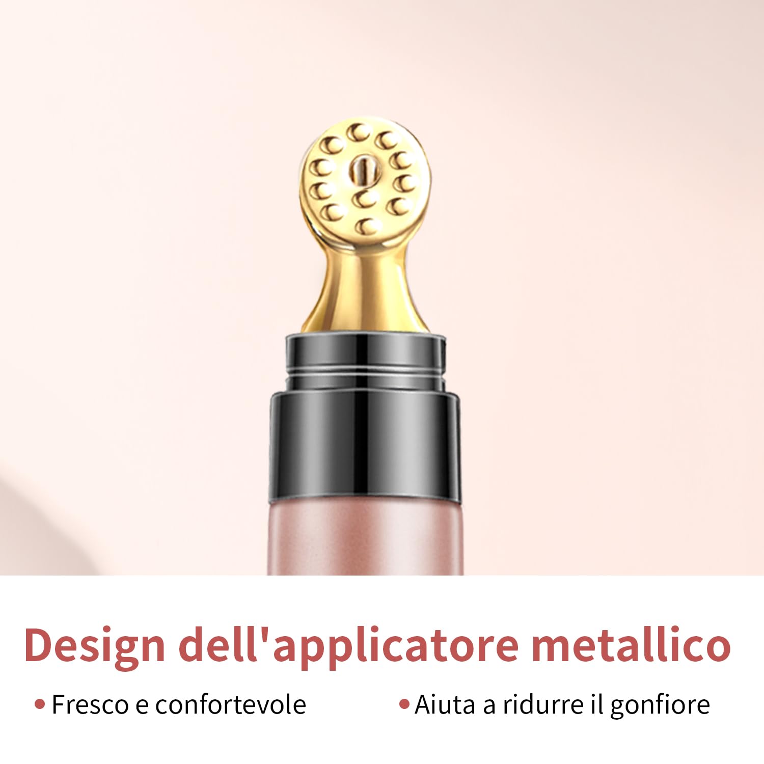 Crema Occhi 18 ml con Caffeina e Peptidi, Idrata il Contorno Occhi | Siero occhi anti-età per occhi stanchi, migliora l’aspetto di occhiaie e borse, aiuta ad attenuare linee sottili