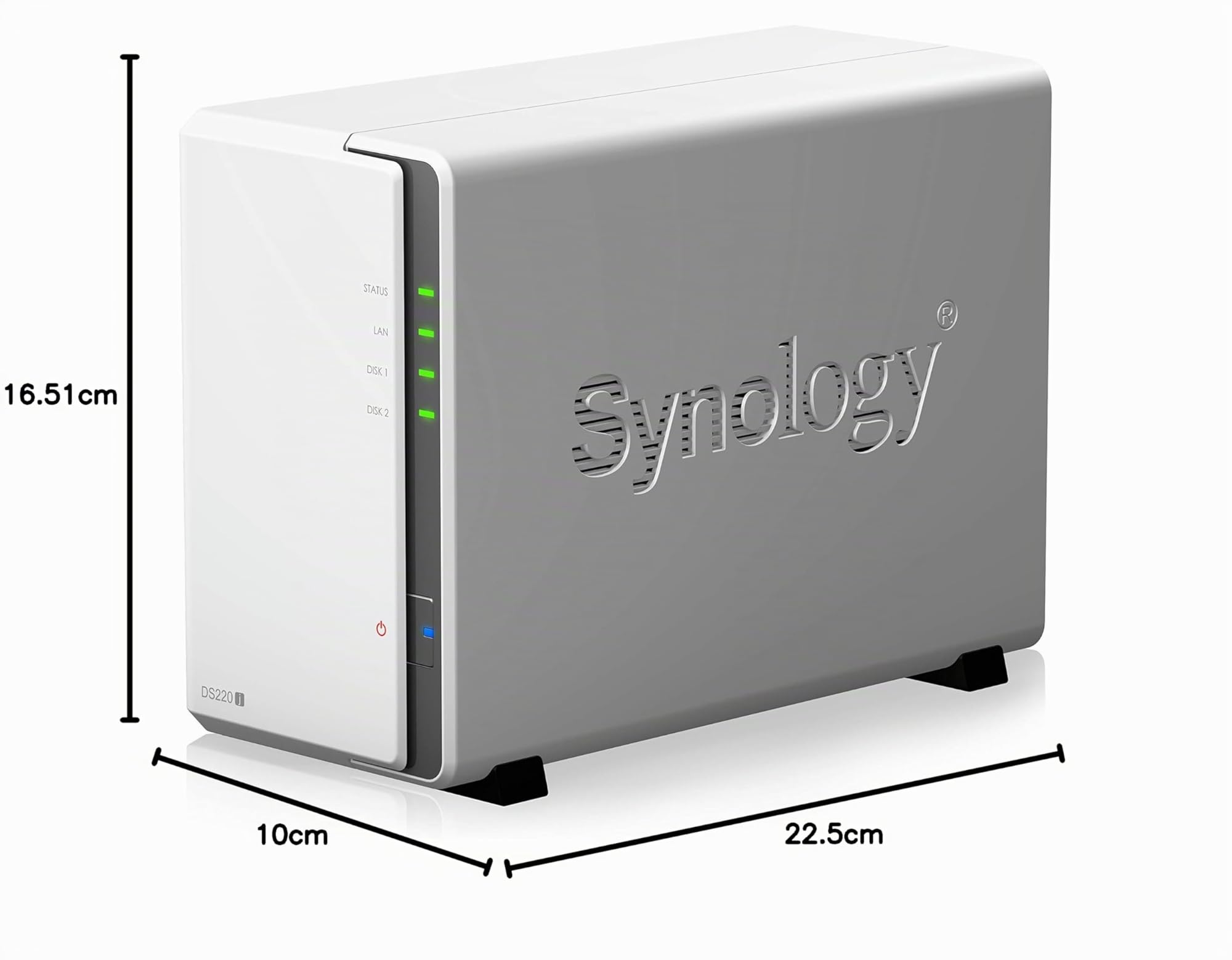 Synology DS220j 4 Bay NAS (sin Disk)