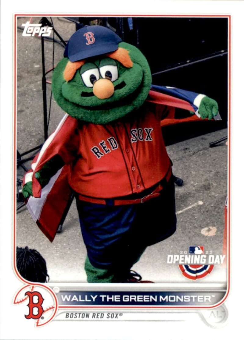 Amazon.com: 2022 Topps Opening Day Baseball Mascot #M-2 Wally the