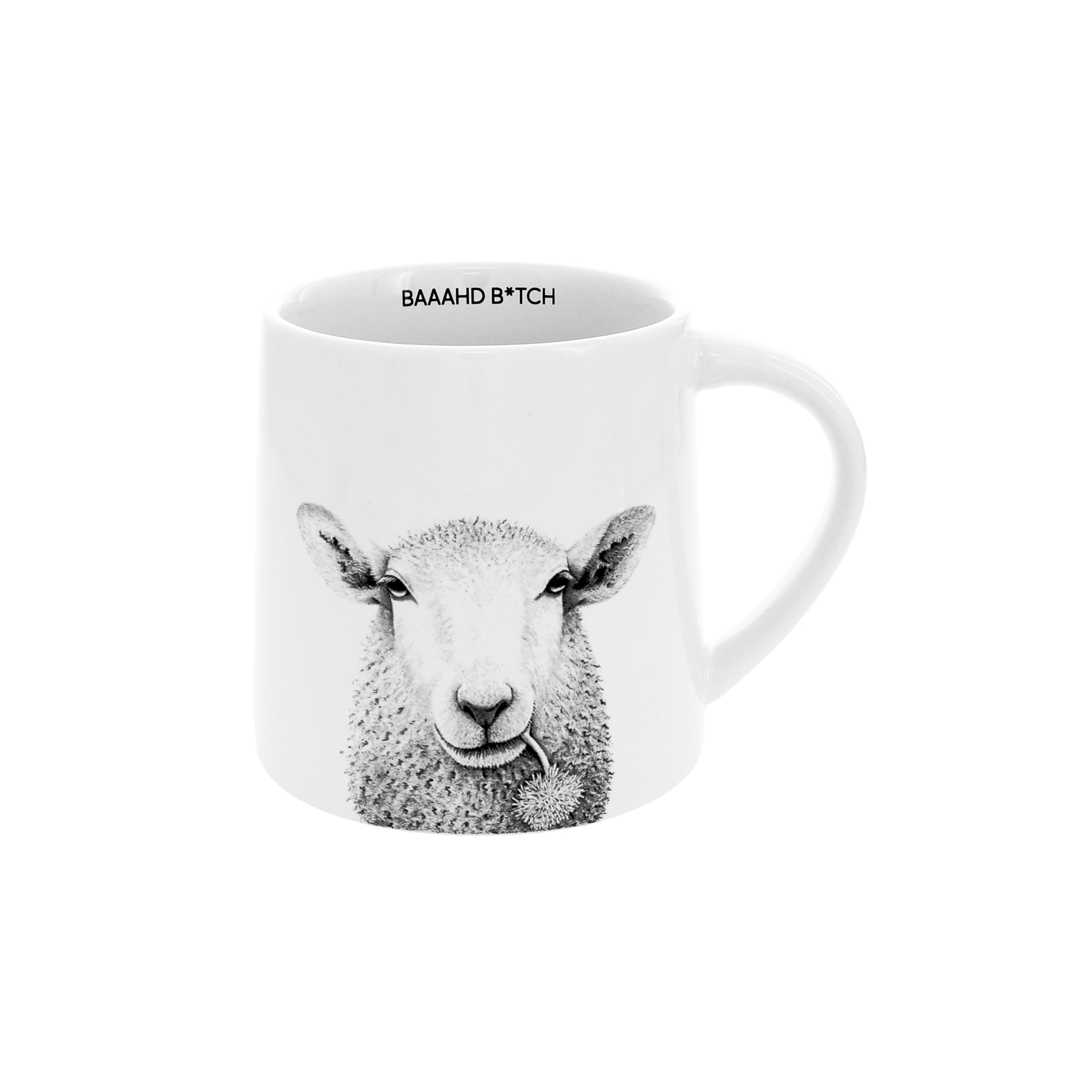 Pavilion Gift Company - Baaahd Bitch - Sheep - 17 Oz Coffee Mug Tea Cup Farm Animal Farmer