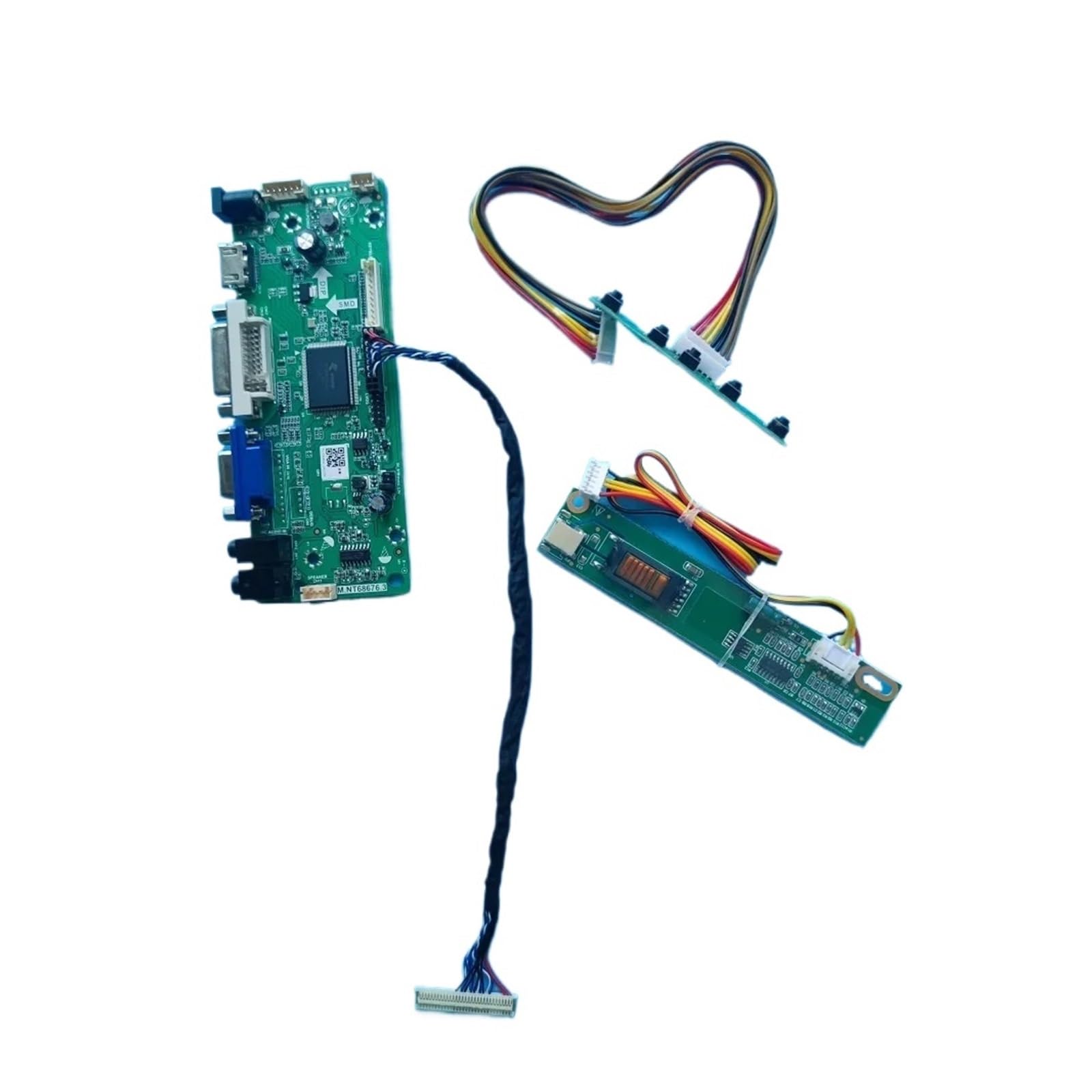Kit Driver Scheda Controller Pannello B141EW04 V3 V4 B141EW04 V5 V6 Kit Driver EDP A 1 Lampada | Kit driver EDP segnale DVI VGA LVDS da 14,1 pollici 1280X800(For B141EW04 V1)