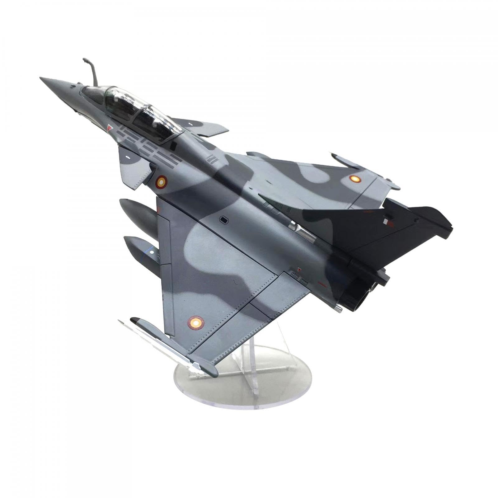 Fxzqgnh Maquette D'avion de Chasse Rafale B à L'échelle 1:72 avec Support D'exposition – Modèle D'avion Réaliste pour La Maison Ou Un Café Fxzqgnh Maquette D'avion de Chasse Rafale B à L'échelle 1:72 avec Support D'exposition – Modèle D'avion Réaliste pour La Maison Ou Un Café