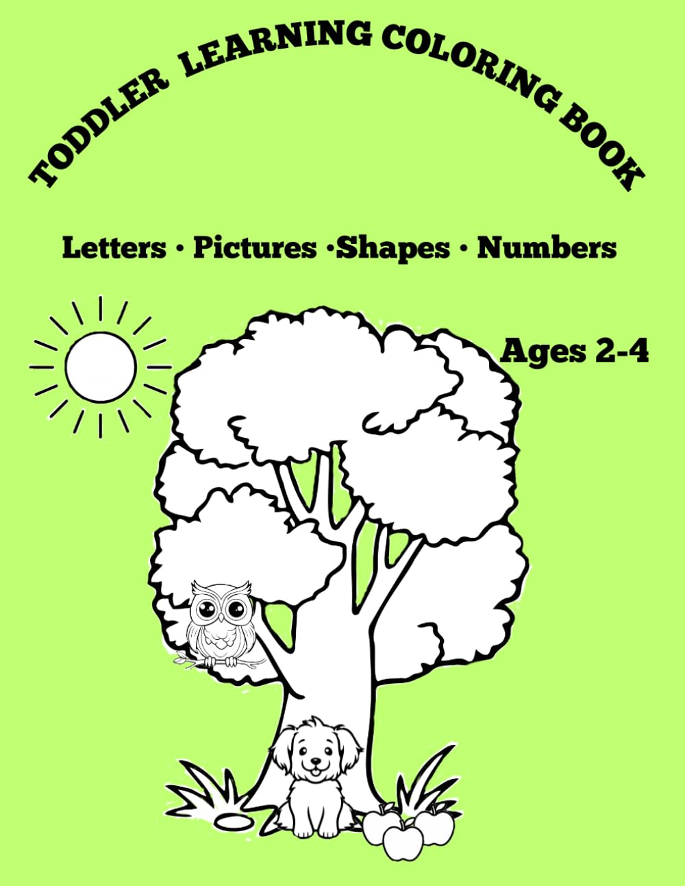 Toddler Learning Coloring Book