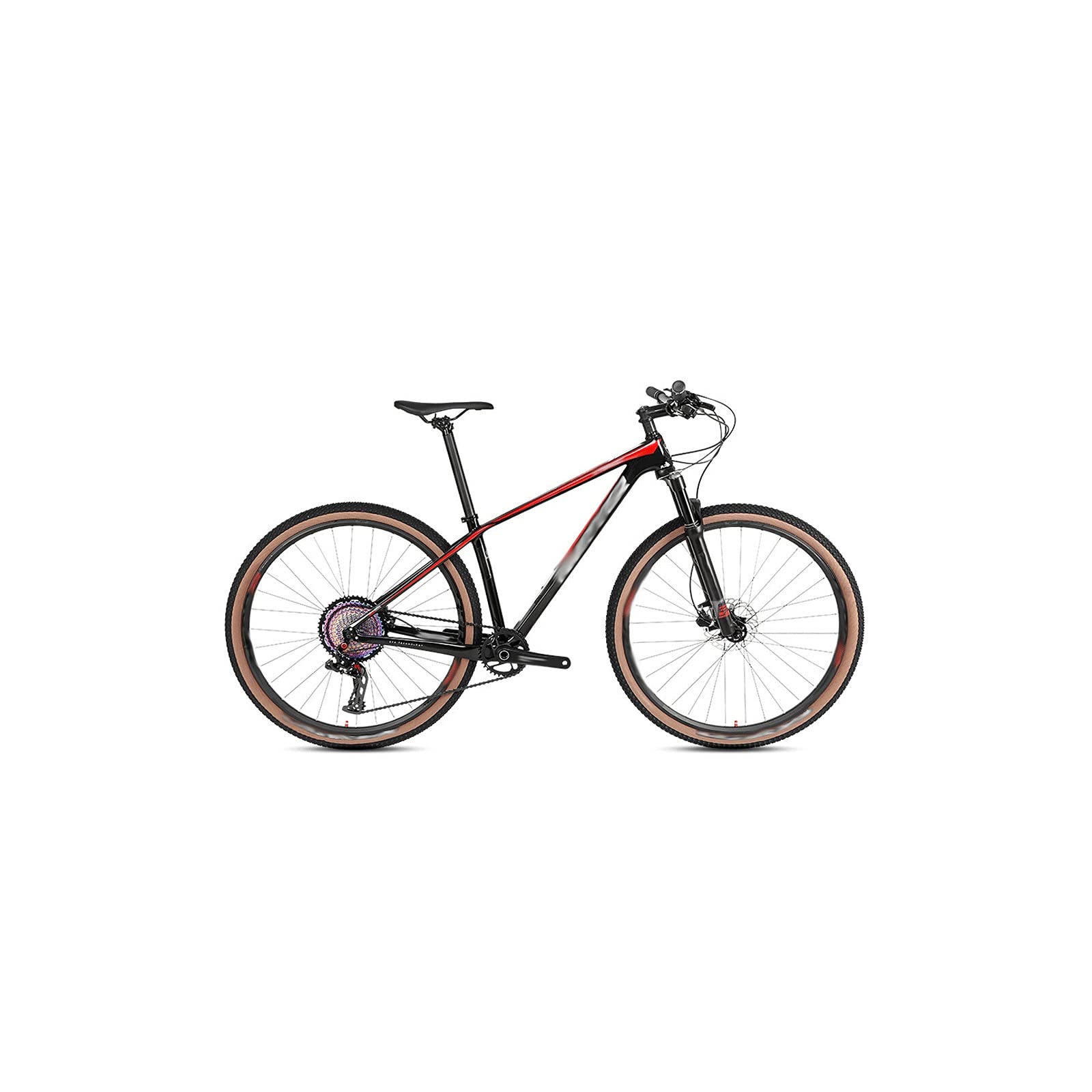 LEFEDA Vélos pour Adultes 2.0 Fibre de Carbone Tout-Terrain VTT Vitesse 29 Pouces vélo de Montagne vélo en Carbone Cadre de vélo en Carbone vélo