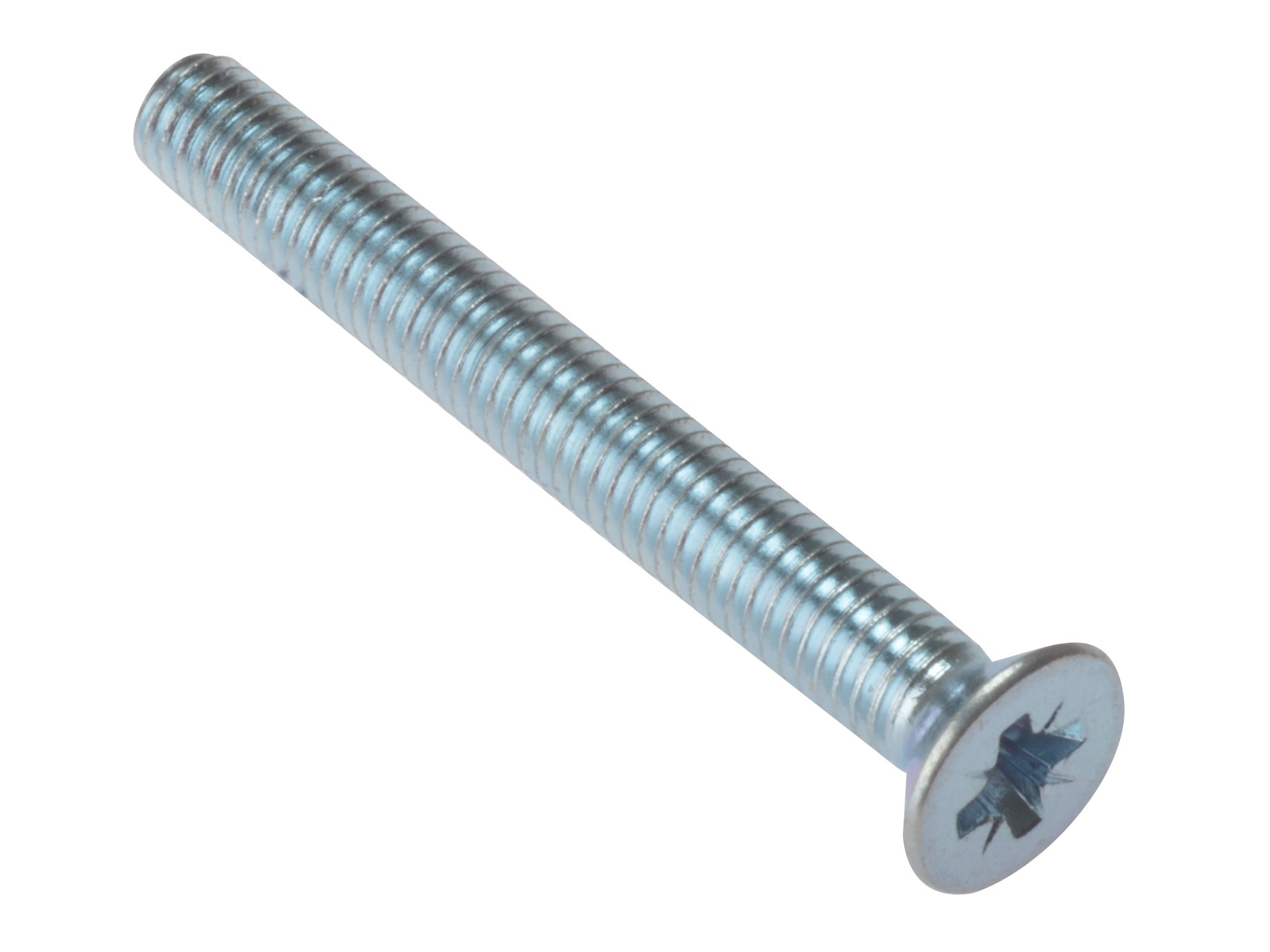 Fandf 25Mscsk630 Machine Screw - Countersunk Head - Zinc Plated M6 X 30Mm (Bag Of 25)